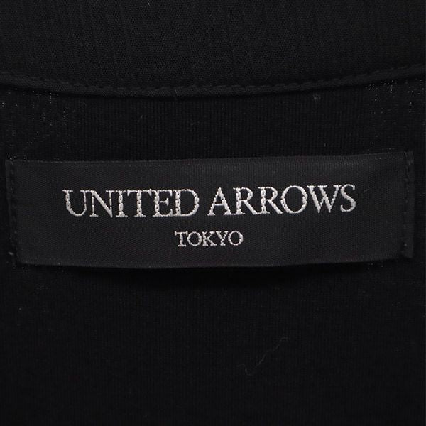 ユナイテッドアローズ 半袖 シアー ワンピース ブラック UNITED ARROWS レディース