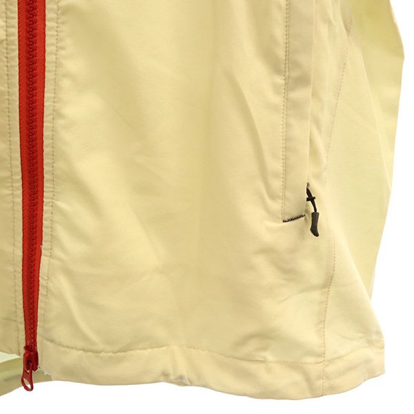 Columbia コロンビア ワンポイント刺繍 マウンテンパーカー L ベージュ アウトドア ジャケット レディース