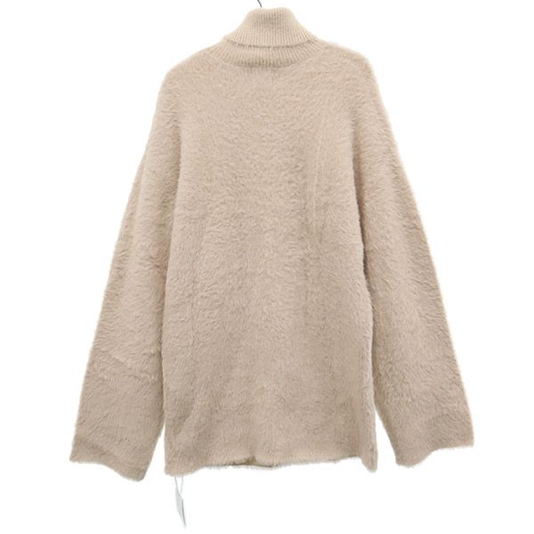 未使用 AMAIL アマイル 長袖 タートルネック シャギーニット セーター F ベージュ レディース