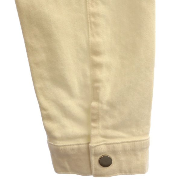 未使用 STUDIOUS ステュディオス デニムジャケット 0 ホワイト Gジャン ジージャン レディース