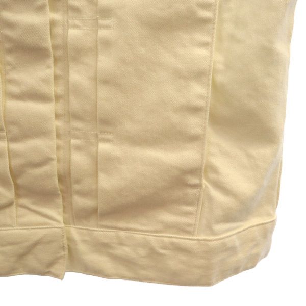 未使用 STUDIOUS ステュディオス デニムジャケット 0 ホワイト Gジャン ジージャン レディース