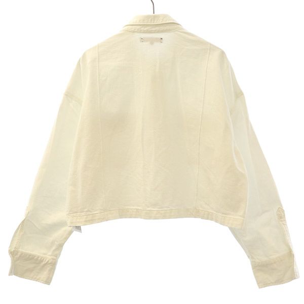 LEVI'S MADE&CRAFTED リーバイスメイドアンドクラフテッド 長袖 デニムシャツ M ホワイト レディース