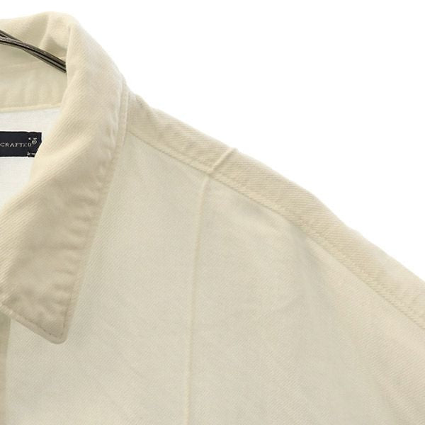 LEVI'S MADE&CRAFTED リーバイスメイドアンドクラフテッド 長袖 デニムシャツ M ホワイト レディース