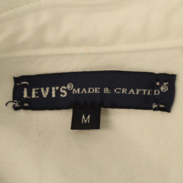 LEVI'S MADE&CRAFTED リーバイスメイドアンドクラフテッド 長袖 デニムシャツ M ホワイト レディース