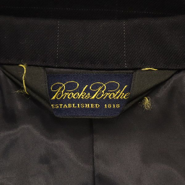 Brooks Brothers ブルックスブラザーズ ウールブレンド チェック テーラードジャケット 39SHT ネイビー メンズ
