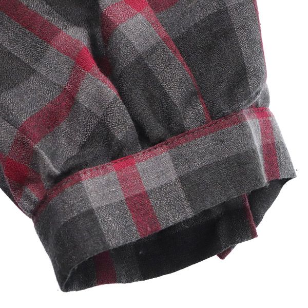 PARC LAMU パルクラミュー チェック 7分袖 ワンピース M レディース