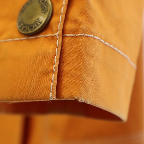 Michael Kors マイケルコース コットン ダブル ジャケット 4 オレンジ レディース