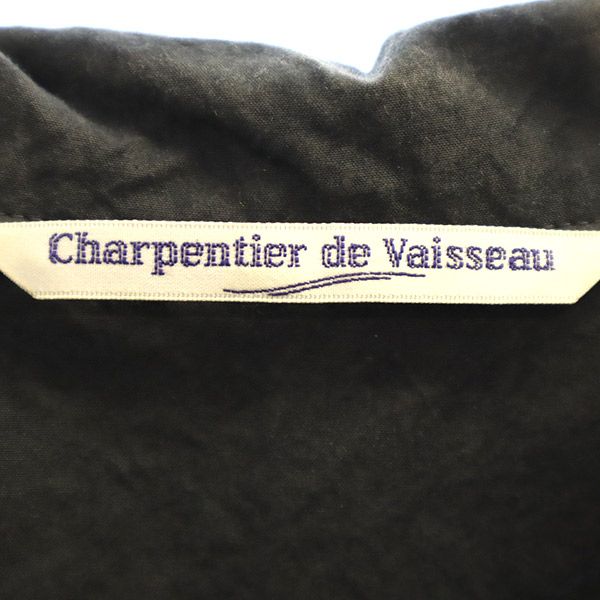 シャルパンティエ ドゥ ヴェッソ 長袖 ワンピース 1 グレー×ピンク charpentier de vaisseau レディース