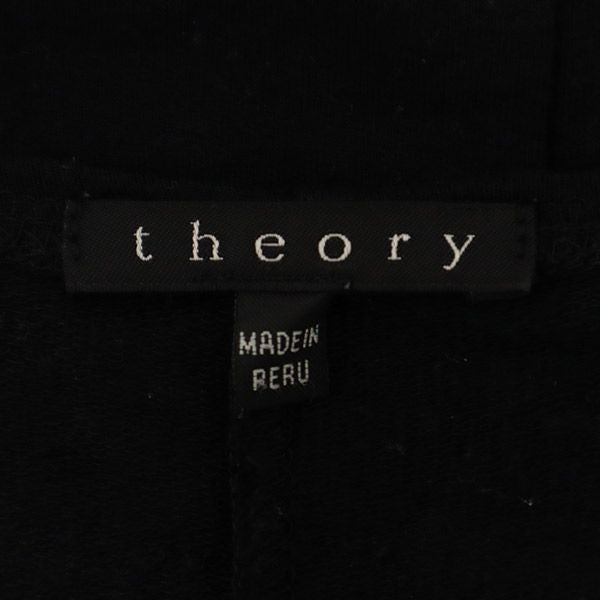 セオリー 長袖 ワンピース S ブラック theory レディース