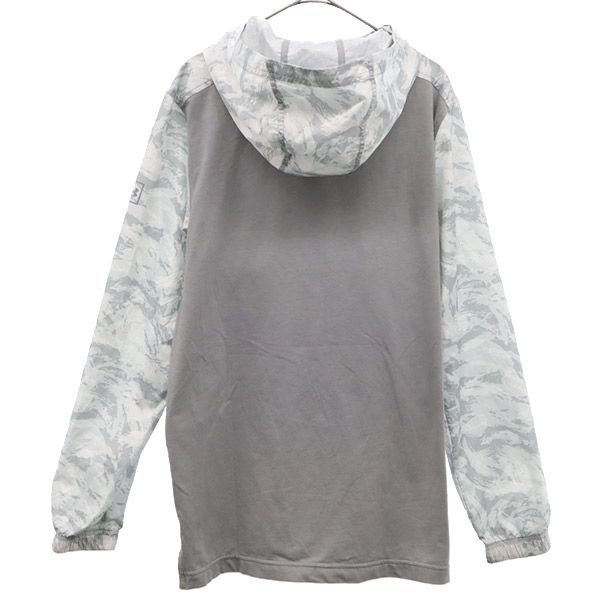 アンダーアーマー 総柄 トレーニング ハーフジップ ウインドブレーカー MD グレー系 UNDER ARMOUR スポーツ ジャケット メンズ