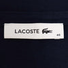 ラコステ ロゴワッペン 長袖 Vネック Tシャツ 40 ネイビー LACOSTE ロンT レディース