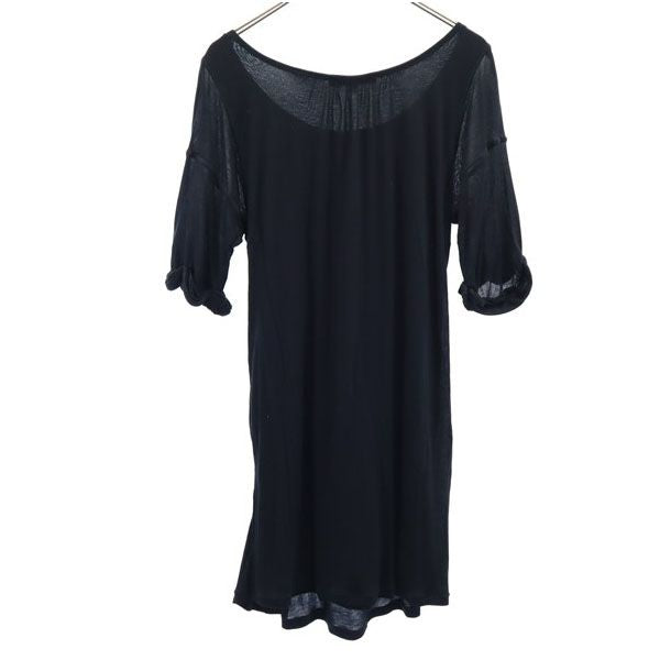 SEE BY CHLOE シーバイクロエ 半袖 ワンピース 2 ブラック レディース