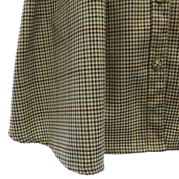 REDYAZEL レディアゼル 千鳥格子 長袖 チュニック F ブラウン系 ワンピース レディース