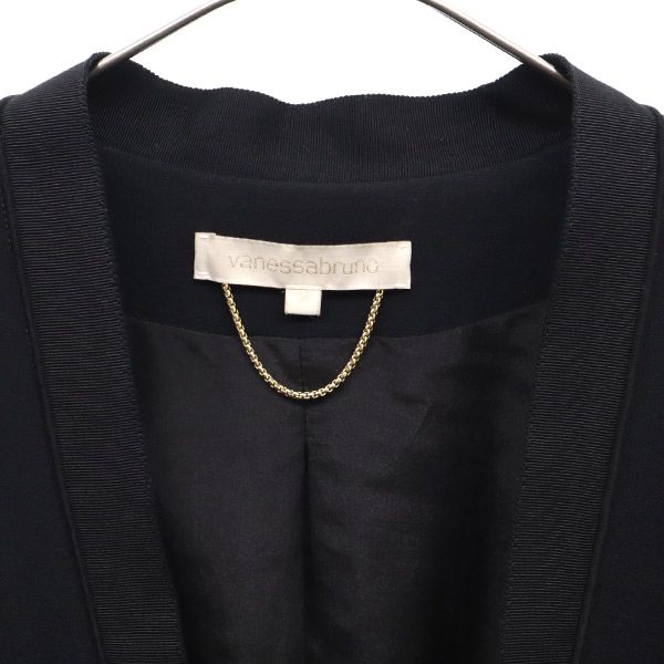ヴァネッサブリューノ ジャケット 36 ブラック vanessabruno レディース