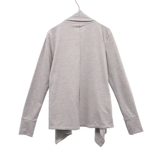 NIKE ナイキ ワンポイントプリント トレーニング 羽織 ジャケット S グレー スポーツ カーディガン レディース