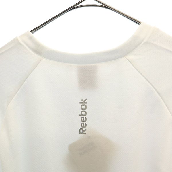 未使用 リーボック プリント 半袖 Tシャツ M ホワイト Reebok クルーネック メンズ