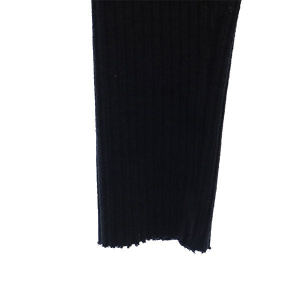 R JUBILEE アール ジュビリー 日本製 長袖 コットン ニットカーディガン M ブラック レディース