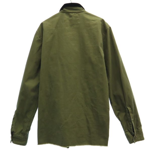 REPLAY リプレイ 長袖 シャツジャケット XS カーキ メンズ