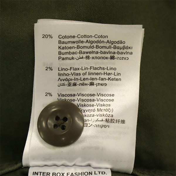 REPLAY リプレイ 長袖 シャツジャケット XS カーキ メンズ