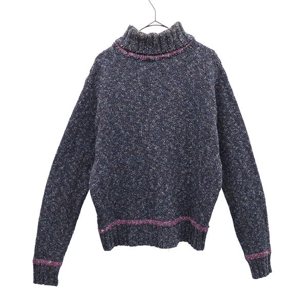 Paul Smith ポールスミス 日本製 長袖 ニット M パープル セーター レディース