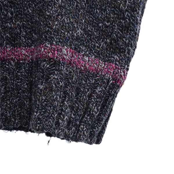 Paul Smith ポールスミス 日本製 長袖 ニット M パープル セーター レディース