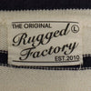 ラギッドファクトリー ボーダー 7分袖 Tシャツ L ホワイト×ネイビー RUGGED FACTORY レディース