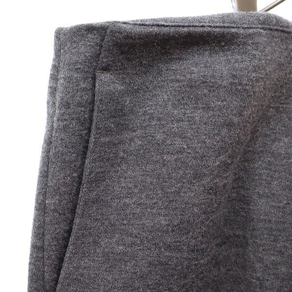 POLO RALPH LAUREN ポロラルフローレン ウールブレンド ロング ワイドパンツ 0 グレー バックジップ レディース