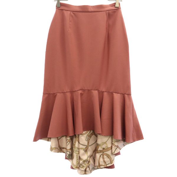 未使用 eimy istoire エイミーイストワール ミディ丈 マーメイドスカート M ピンク レディース