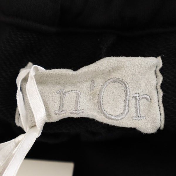 未使用 n'Or LABEL ノアールレーベル スウェット ロングスカート F ブラック レディース