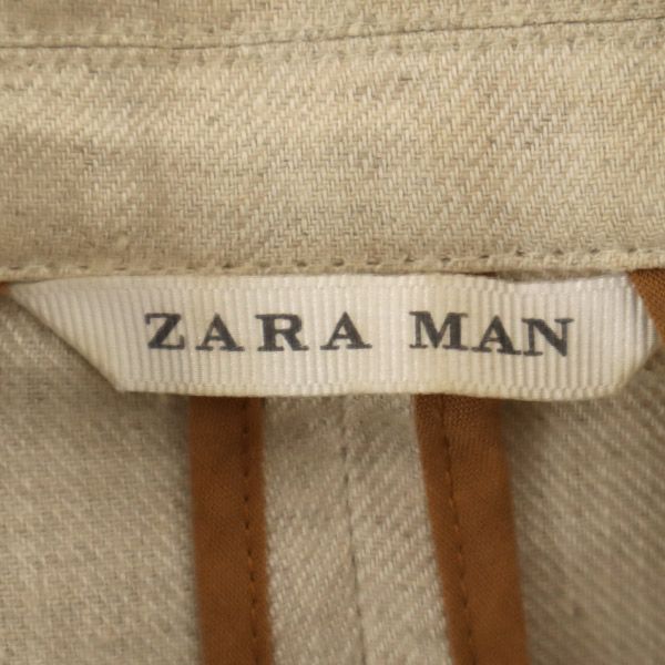 ザラマン リネン テーラードジャケット 34 ベージュ ZARA MAN メンズ