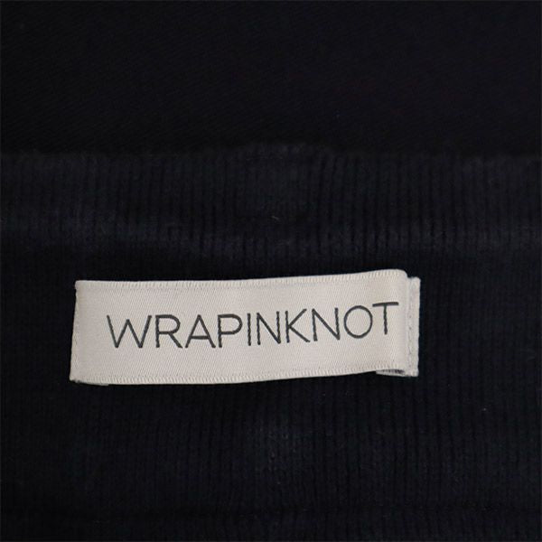 WRAPINKNOT ラッピンノット ウール イージーパンツ 2 ネイビー メンズ
