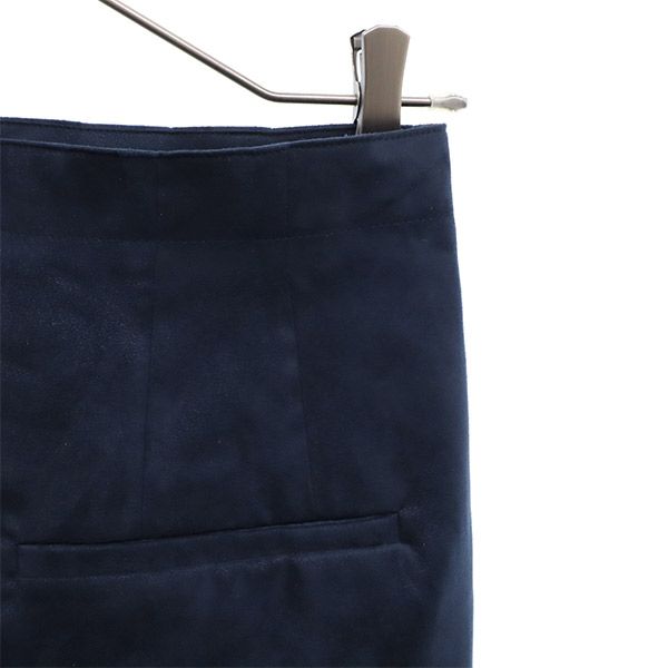 未使用 AMACA アマカ タック ワイドパンツ 40 ネイビー レディース