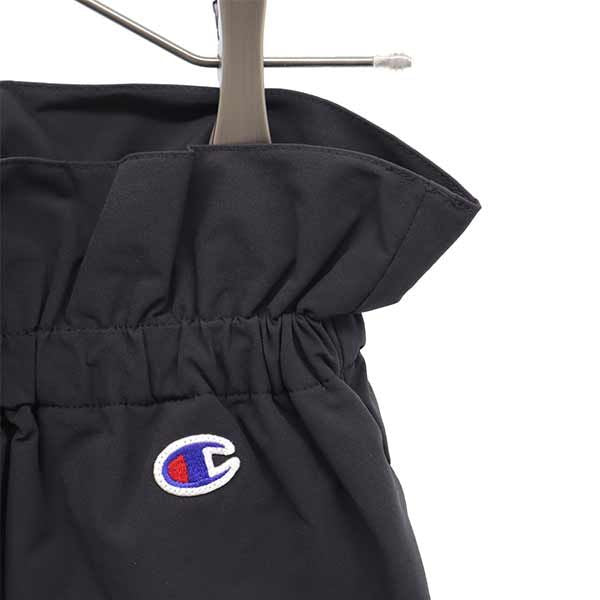 未使用 Champion チャンピオン ワンポイントワッペン ハイウエスト ロングスカート L ブラック レディース