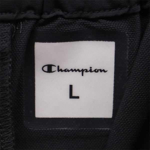 未使用 Champion チャンピオン ワンポイントワッペン ハイウエスト ロングスカート L ブラック レディース
