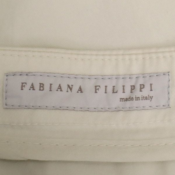 FABIANA FILIPPI ファビアナ フィリッピ イタリア製 ミニ丈 タイトスカート 42 ホワイト レディース