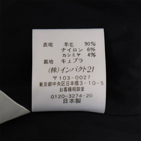 RALPH LAUREN ラルフローレン 日本製 ウールブレンド テーラードジャケット 9 グレー レディース