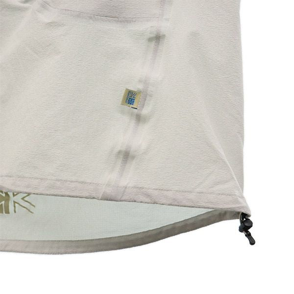 Karrimor カリマー ワンポイントロゴプリント ナイロンジャケット S グレー アウトドア 収納袋付 メンズ