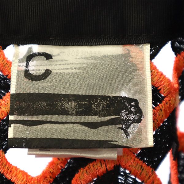 chaos カオス メッシュデザイン ミモレ丈 スカート 36 オレンジ系 レディース