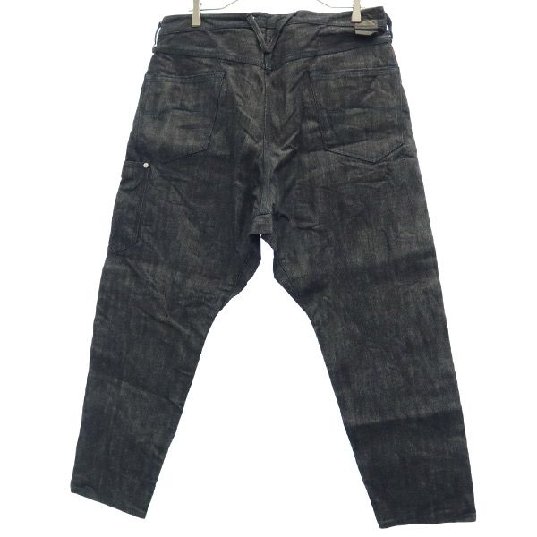 ウェア ドロップクロッチジーンズ テーパードデニムパンツ w33 ネイビー系 WHEIR ジーパン メンズ