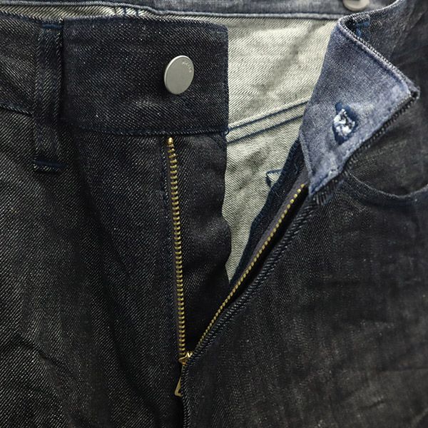 ウェア ドロップクロッチジーンズ テーパードデニムパンツ w33 ネイビー系 WHEIR ジーパン メンズ