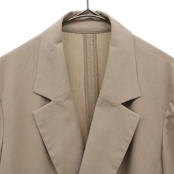 未使用 BEAUTY&YOUTH UNITED ARROWS ビューティアンドユース レーヨンナイロン ダブル テーラードジャケット M ベージュ レディース