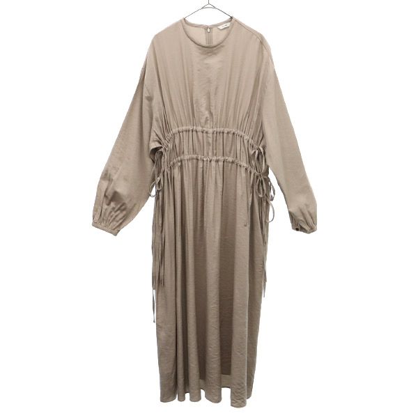 CLANE クラネ 長袖 ロングワンピース F ベージュ レディース