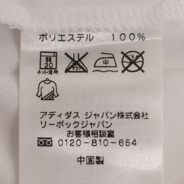 リーボック 未使用 プリント 半袖 トレーニングウェア S ホワイト系 Reebok Tシャツ メンズ