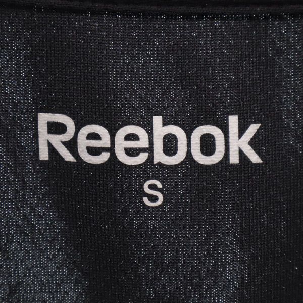 未使用 リーボック プリント 半袖 トレーニングウェア S ブラック系 Reebok Tシャツ メンズ