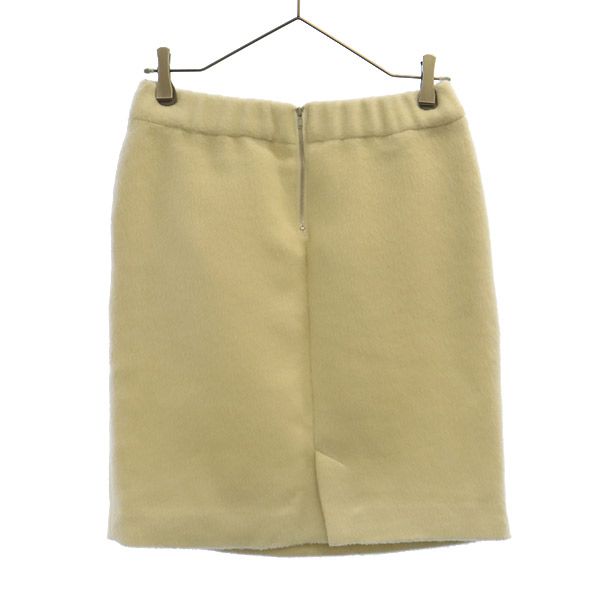 niko and... ニコアンド フェイクレザー ミニスカート ホワイト サステナブル レディース