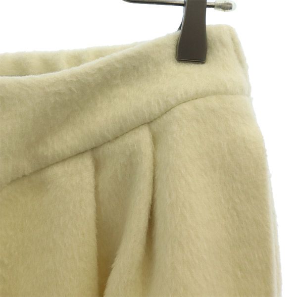 niko and... ニコアンド フェイクレザー ミニスカート ホワイト サステナブル レディース