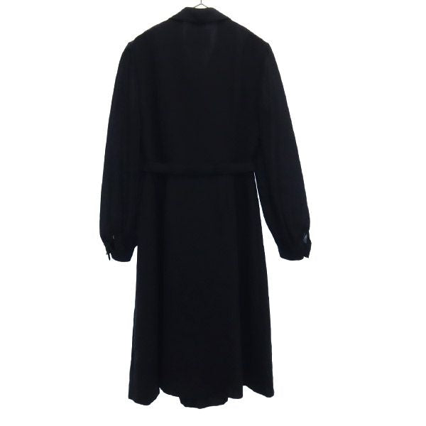 TOKYO SOIR トウキョウソワール 長袖 レース切替 ワンピース 11 ブラック レディース