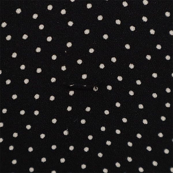 TOCCA トッカ ドット柄 半袖 ワンピース 2 ブラック レディース