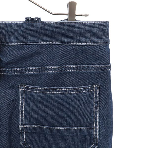 エドウィン テーパードデニムパンツ M ネイビー EDWIN ジーパン レディース