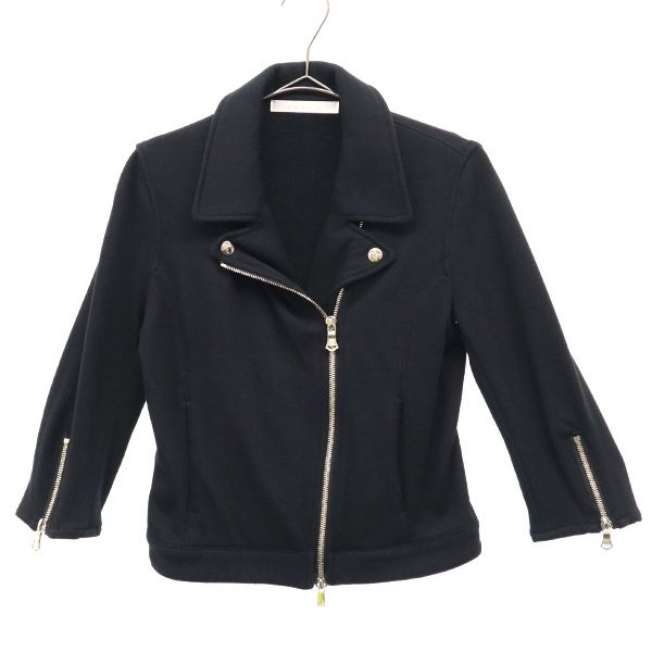 roar ロアー ラインストーン ライダースジャケット 1 ブラック レディース